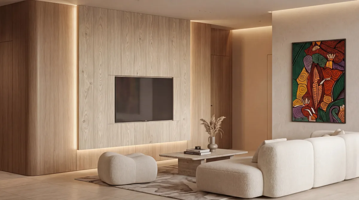 Дугласт Фир Вуд Айвори — интерьер 2