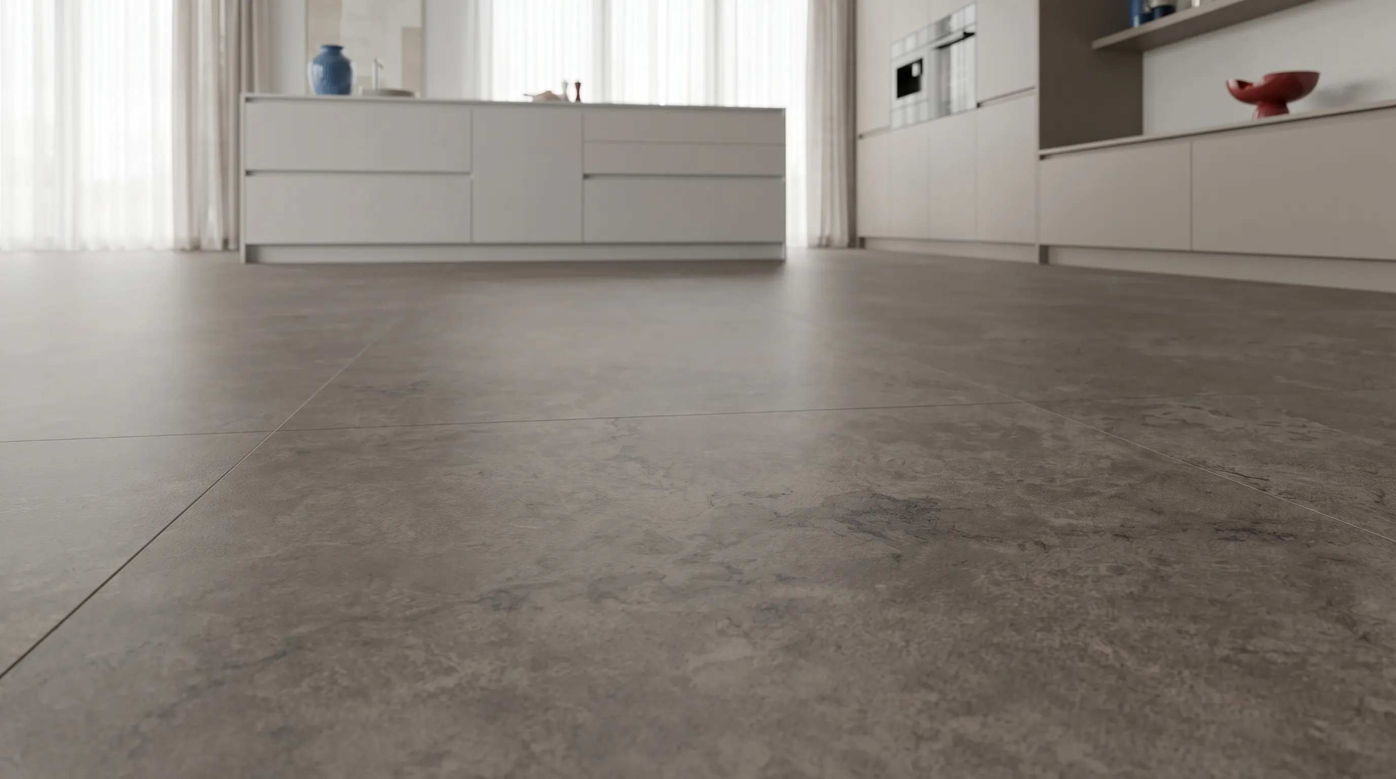 Элизиан Травертини Антрацит Натуральный 600X1200 — интерьер 2