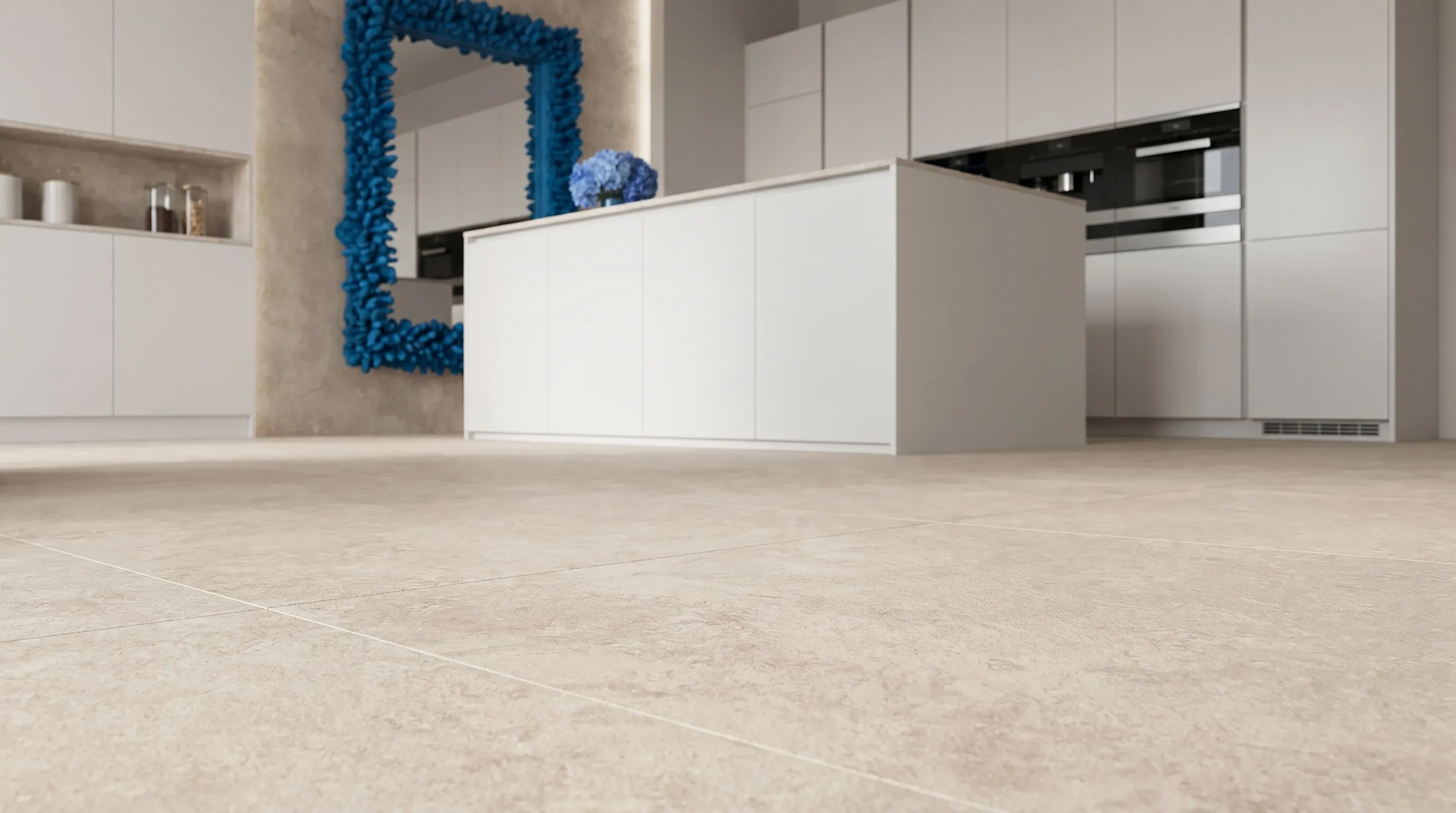 Элизиан Травертини Бежевый Натуральный 600X1200 — интерьер 5