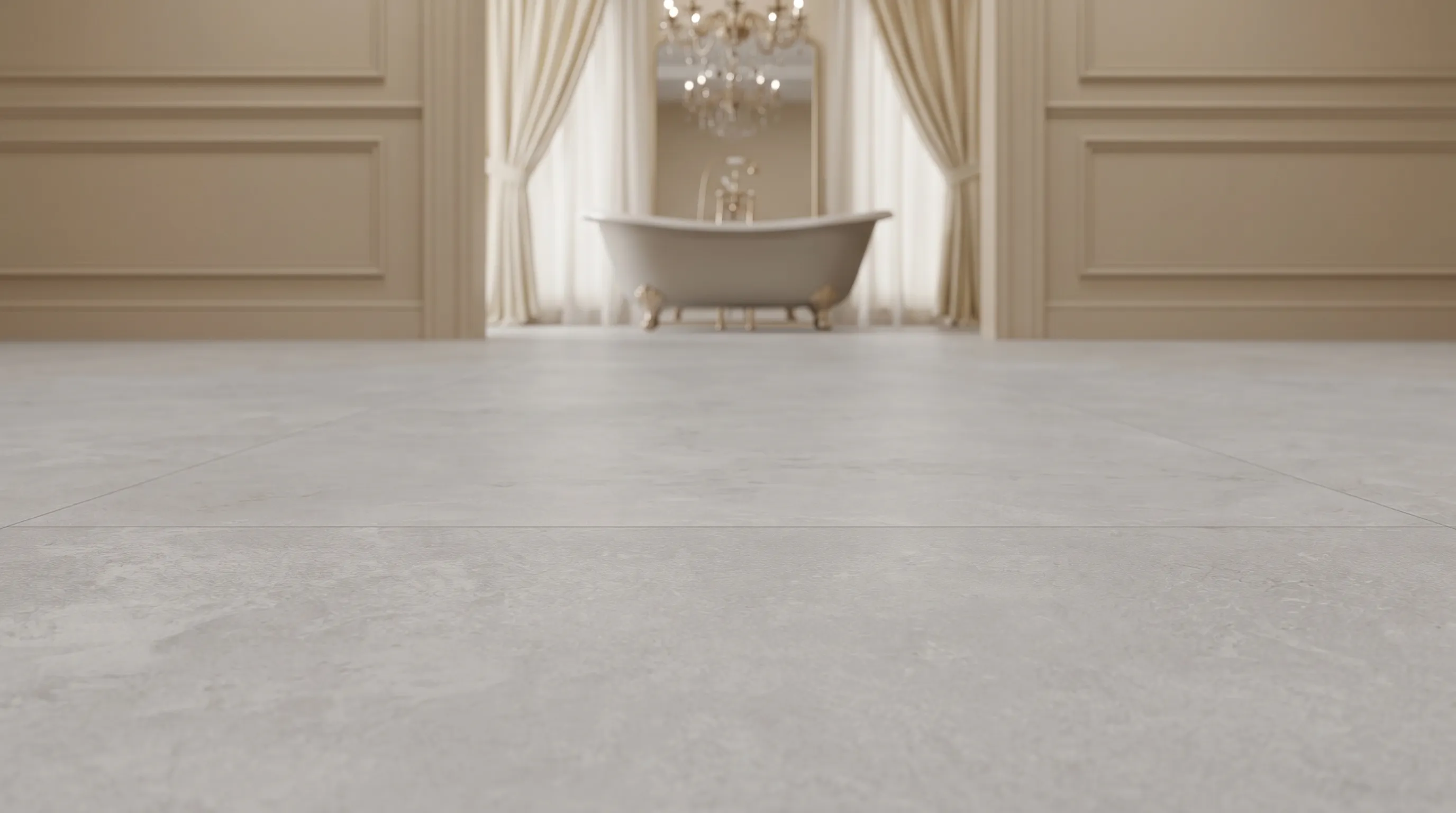 Элизиан Травертини Дженере Натуральный 600X1200 — интерьер 1