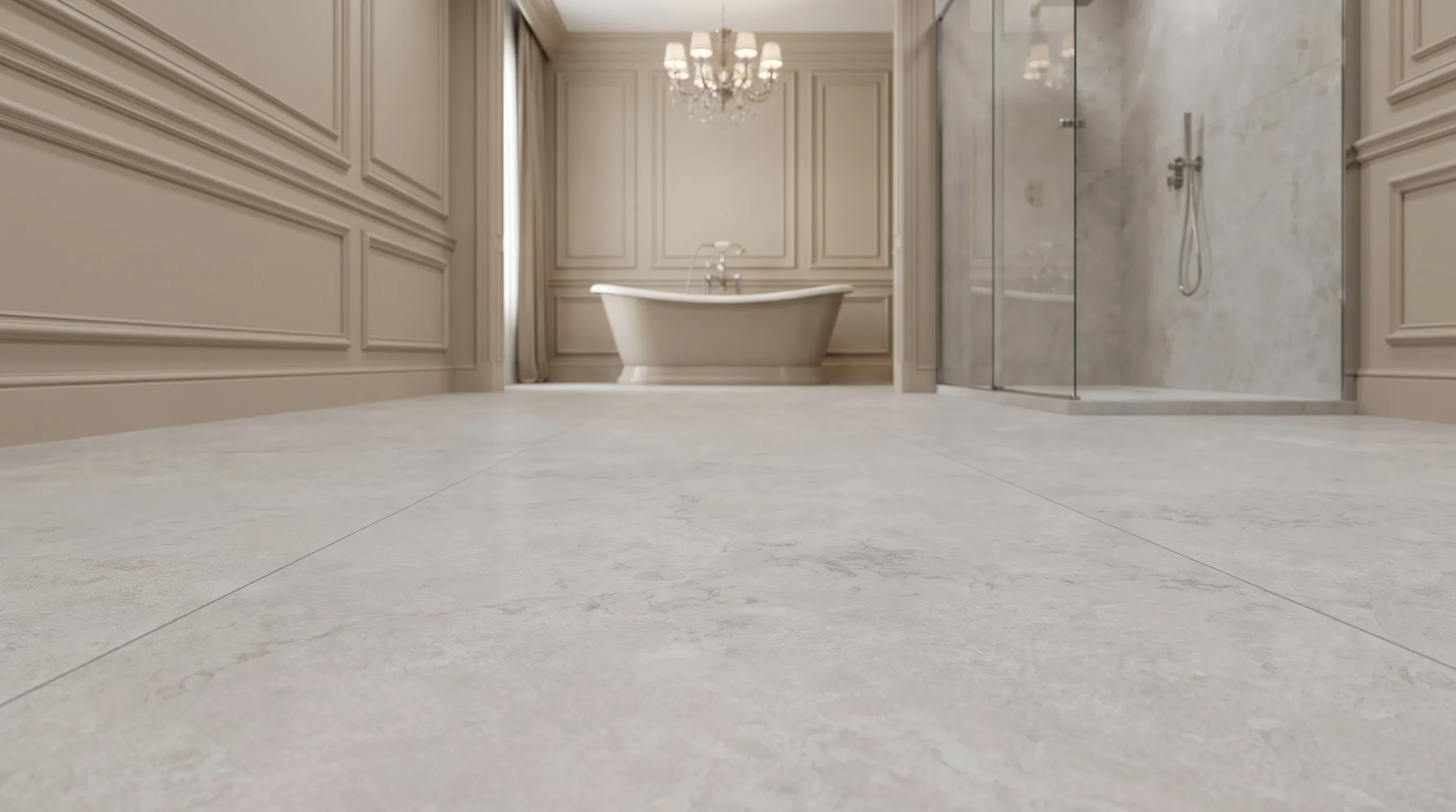 Элизиан Травертини Дженере Натуральный 600X1200 — интерьер 2