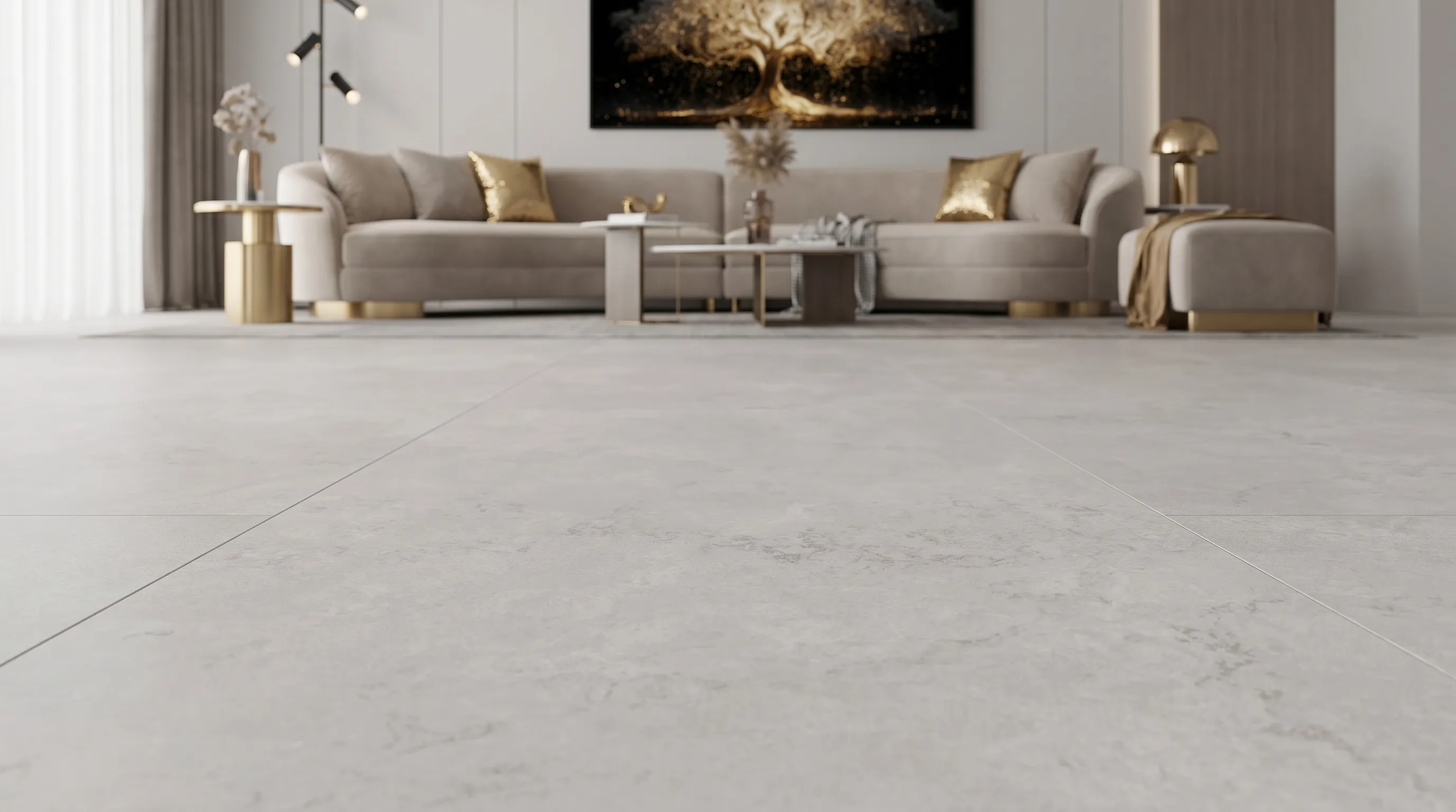 Элизиан Травертини Дженере Натуральный 600X1200 — интерьер 3