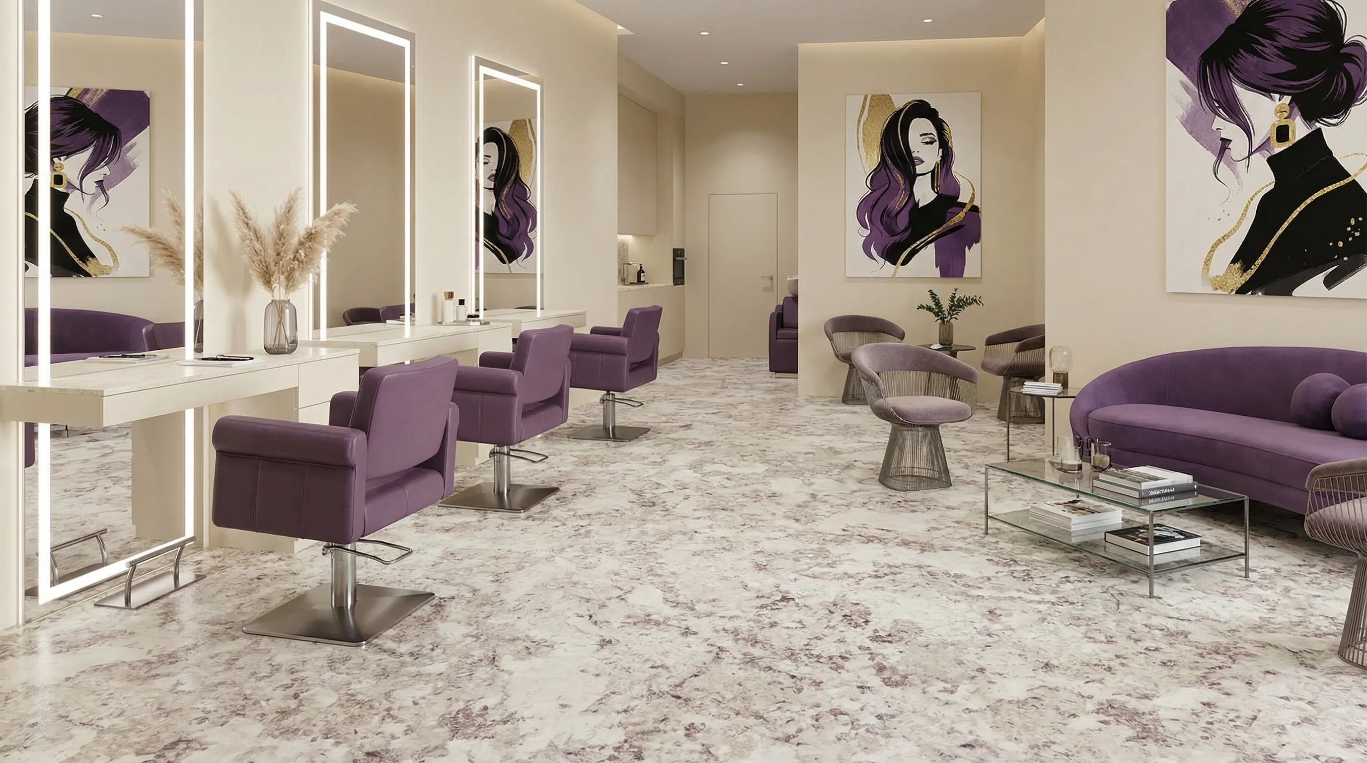 Млечный камень 3200мм*1600мм*12мм — интерьер 4