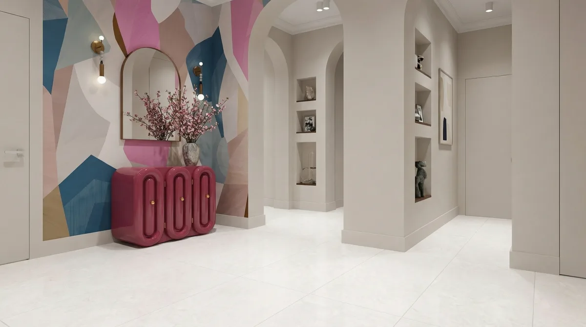 Монозит Бианко 60x120 — интерьер 5