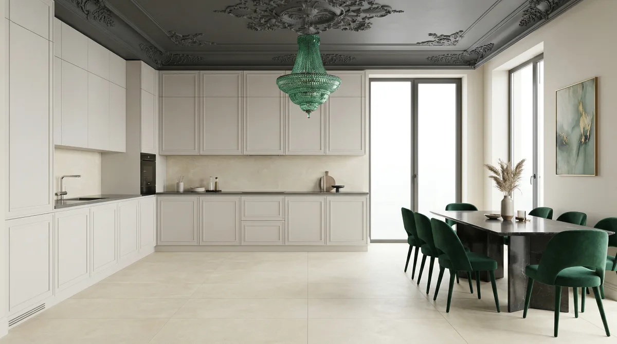 Небула Лайт Еллоу 60x120 — интерьер 1