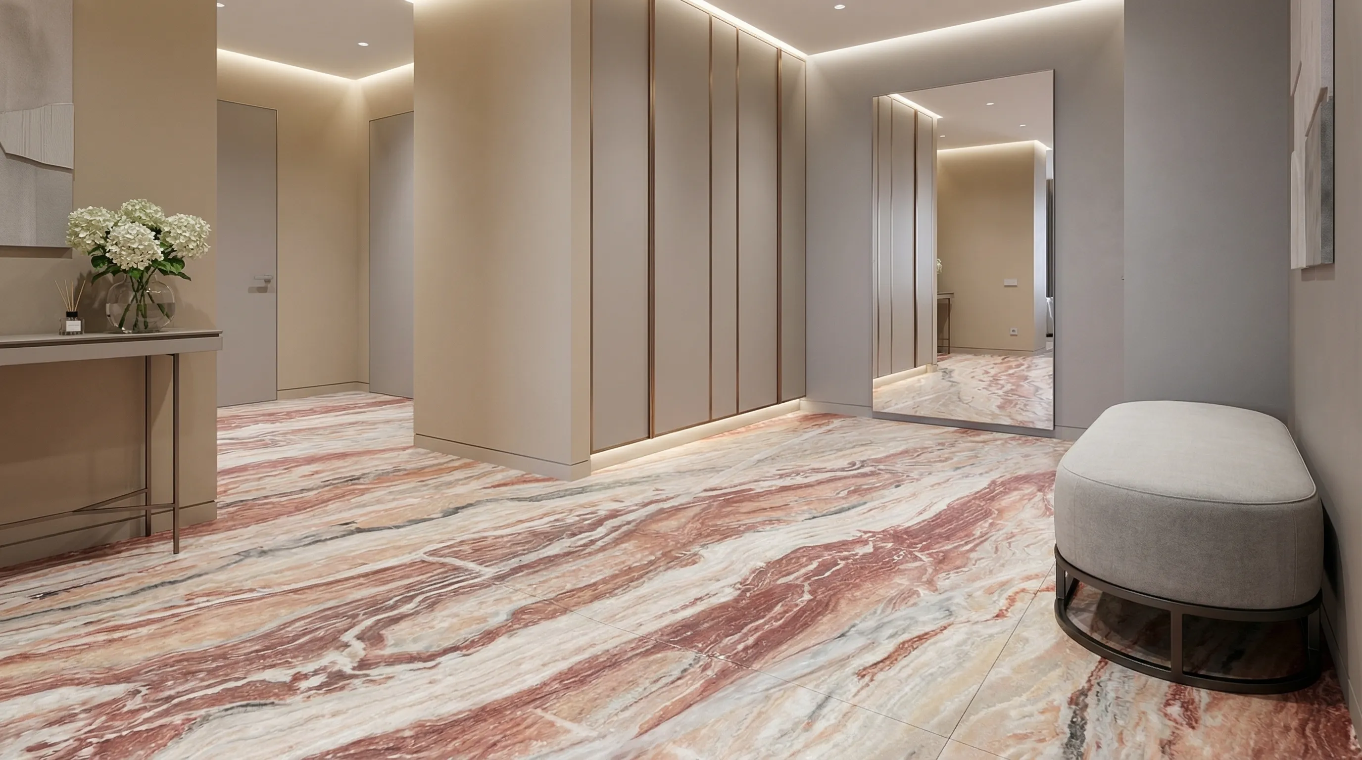 Пульс Земли 3200мм*1600мм*12мм — интерьер 3