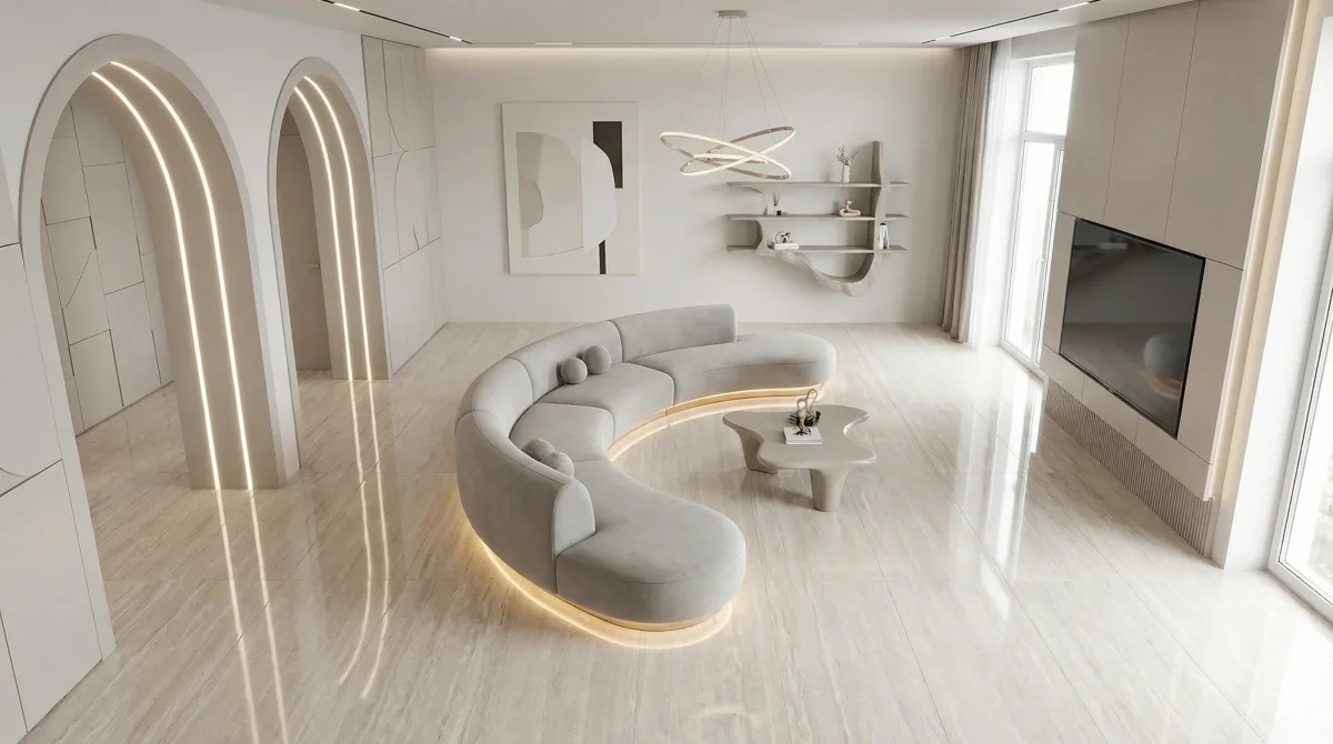 Травер Бианко 60x120 — интерьер 2